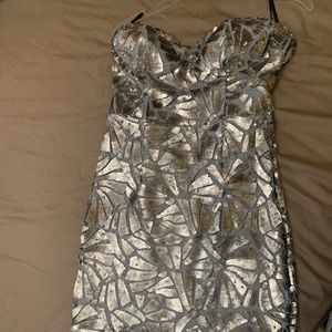 Bebe sequenced dress